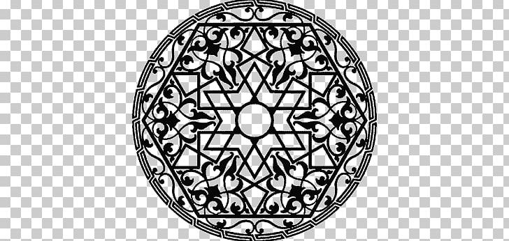 Mandala Islamic Geometric Patterns Salah Islamic Art PNG, Clipart, Arabic Calligraphy, Area, Bicycle Wheel, Black And White, Circle Free PNG Download