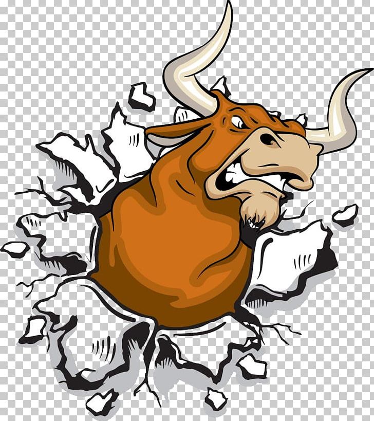 Cattle Ox Bull Graphics PNG, Clipart, Angry, Angry Bull, Animals, Artwork, Bull Free PNG Download