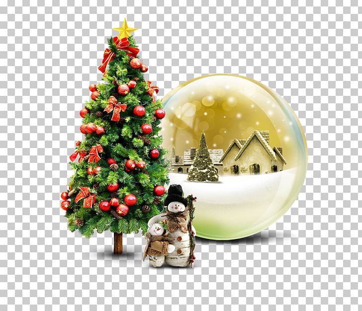 Santa Claus Christmas Tree Snow PNG, Clipart, Christmas, Christmas Decoration, Christmas Frame, Christmas Lights, Christmas Ornament Free PNG Download