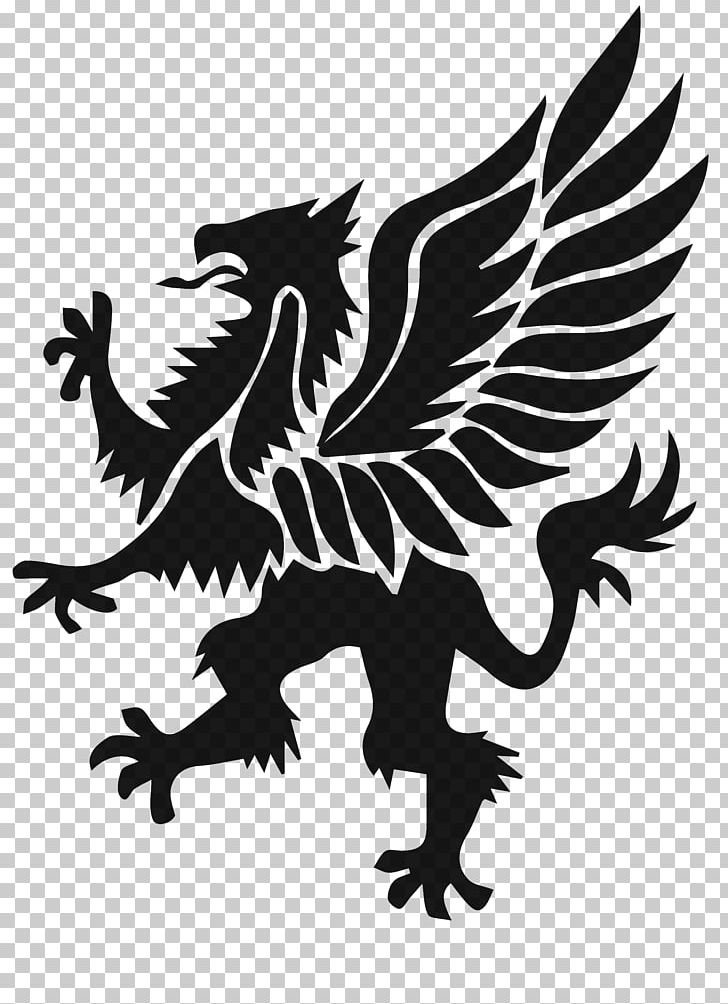 Sickles High School Griffin St. John Vianney High School PNG, Clipart, Beak, Bird, Bird Of Prey, Black And White, Dragon Free PNG Download