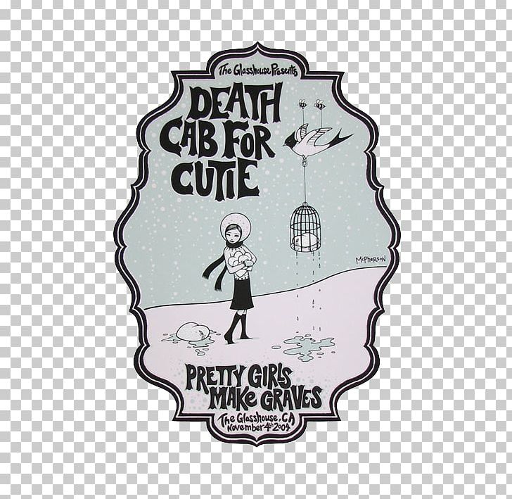 Death Cab For Cutie Poster Lonely Heart: The Art Of Tara McPherson Musical Ensemble Concert PNG, Clipart, Band, Brand, Colton Haynes, Concert, Death Cab For Cutie Free PNG Download