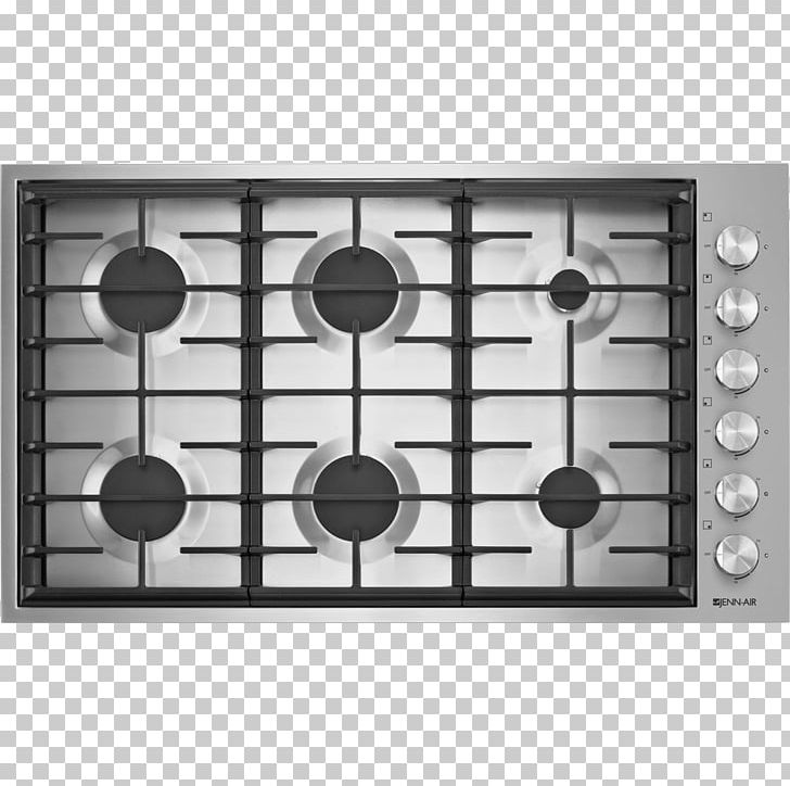 Cooking Ranges Gas Stove Gas Burner Home Appliance Jenn-Air PNG, Clipart, Black And White, Brenner, British Thermal Unit, Cooking Ranges, Cooktop Free PNG Download