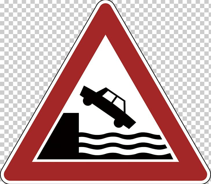 Quayside Traffic Sign Warning Sign Pixabay PNG, Clipart, Angle, Area, Attention, Attention Symbol, Bank Free PNG Download
