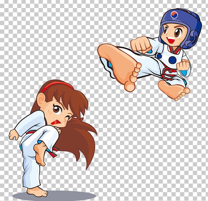 Taekwondo For Kids Kick Martial Arts PNG, Clipart, Arm, Boxing, Boy, Cartoon Character, Cartoon Cloud Free PNG Download