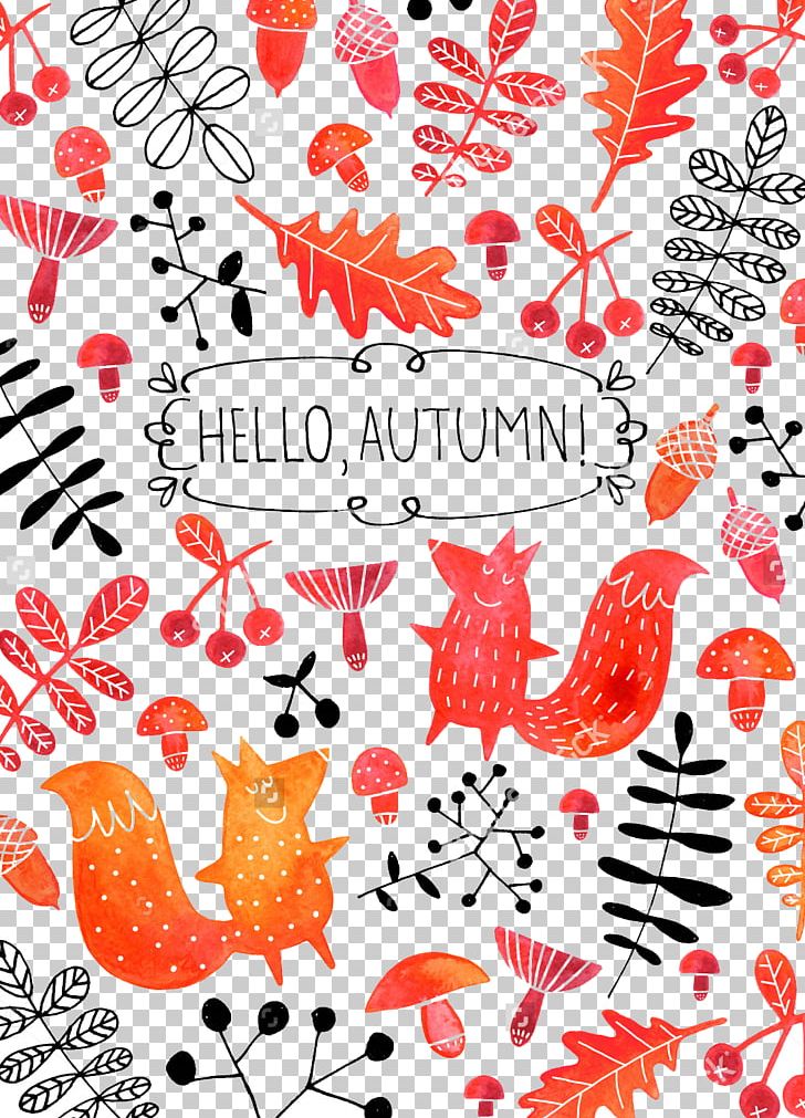 Watercolor Painting Autumn Illustration PNG, Clipart, Animal, Area, Art, Autumn, Autumn Leaves Free PNG Download