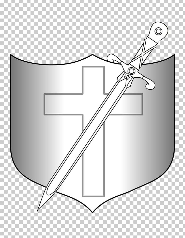 Shield Longsword Weapon PNG, Clipart, Angle, Black And White, Club, Coloring Book, Escutcheon Free PNG Download