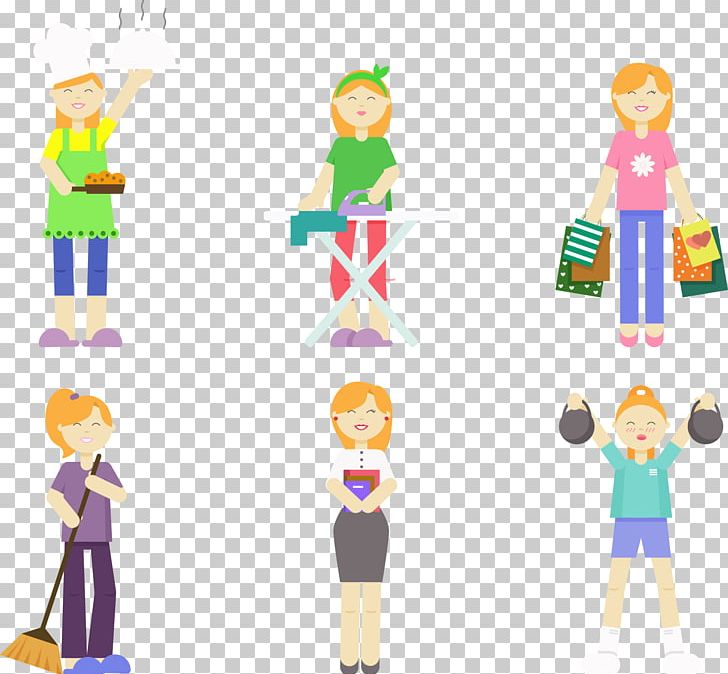 Woman Job Illustration PNG, Clipart, Art, Caricature, Cartoon, Child, Drawing Free PNG Download