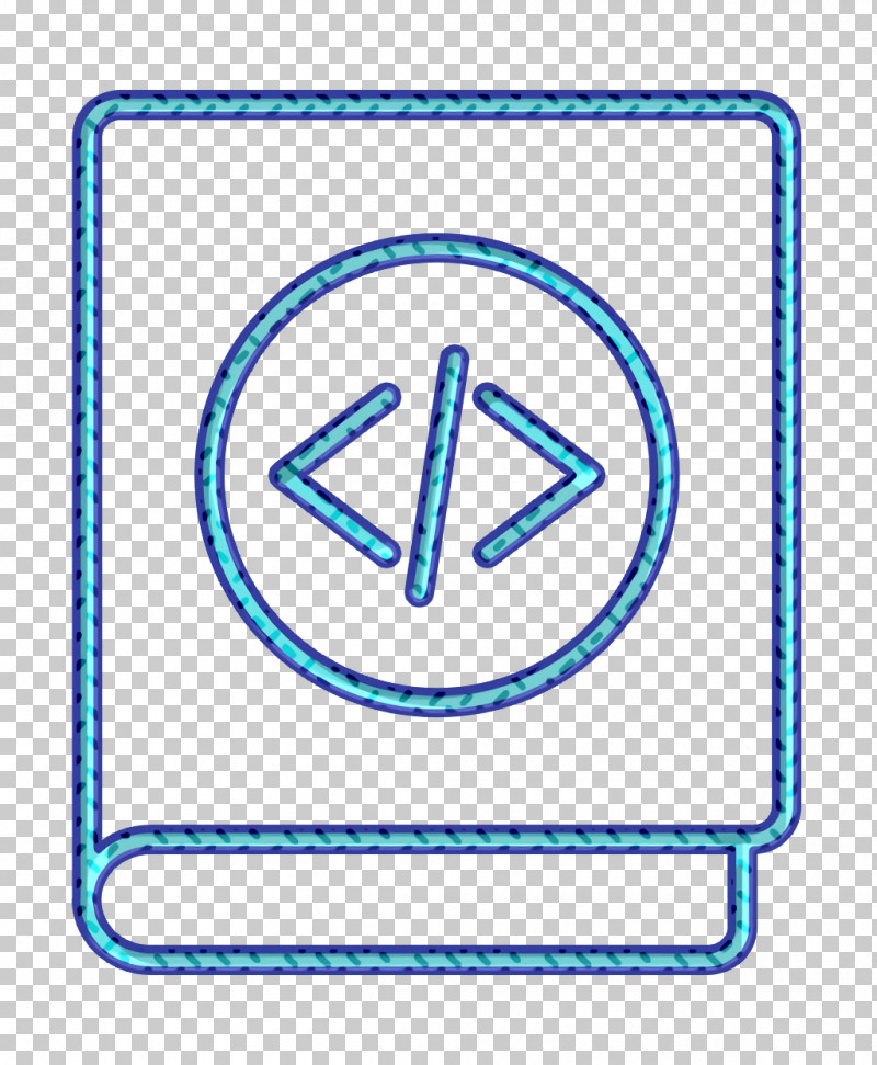 Coding Icon Book Icon PNG, Clipart, Book Icon, Coding Icon, Electric Blue, Line, Rectangle Free PNG Download