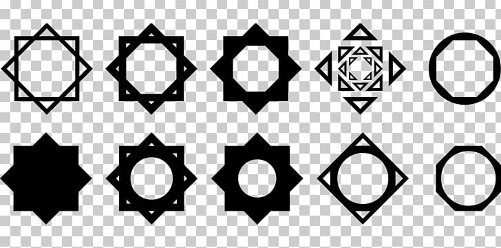 Octagram Star Of Lakshmi Symbol Star Polygons In Art And Culture PNG, Clipart, Angle, Area, Black, Black And White, Brand Free PNG Download