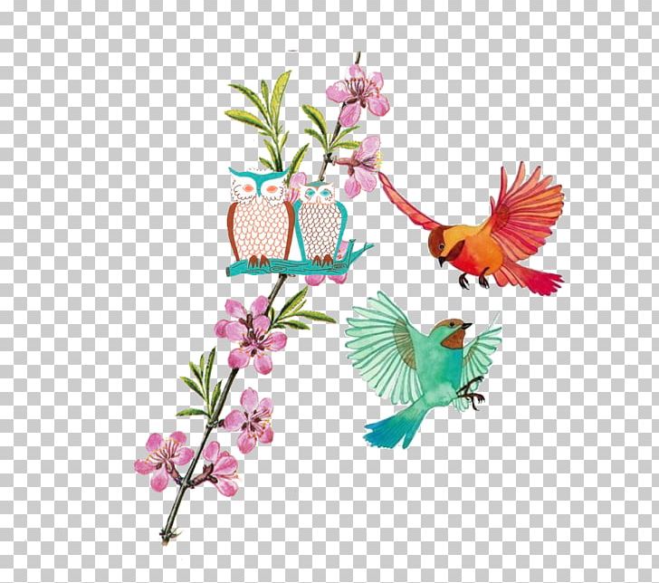 Paper Flower PNG, Clipart, Beak, Bird, Birds, Branch, Branches Free PNG Download