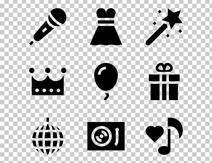 Party Gift Birthday Christmas PNG, Clipart, Birthday, Black, Black And White, Brand, Chemical Element Free PNG Download