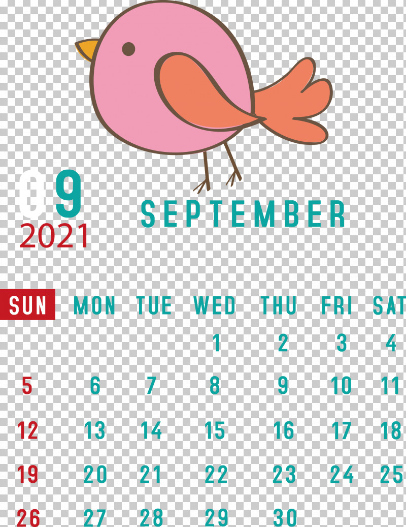 September 2021 Printable Calendar September 2021 Calendar PNG, Clipart, Beak, Behavior, Diagram, Htc, Htc Hero Free PNG Download