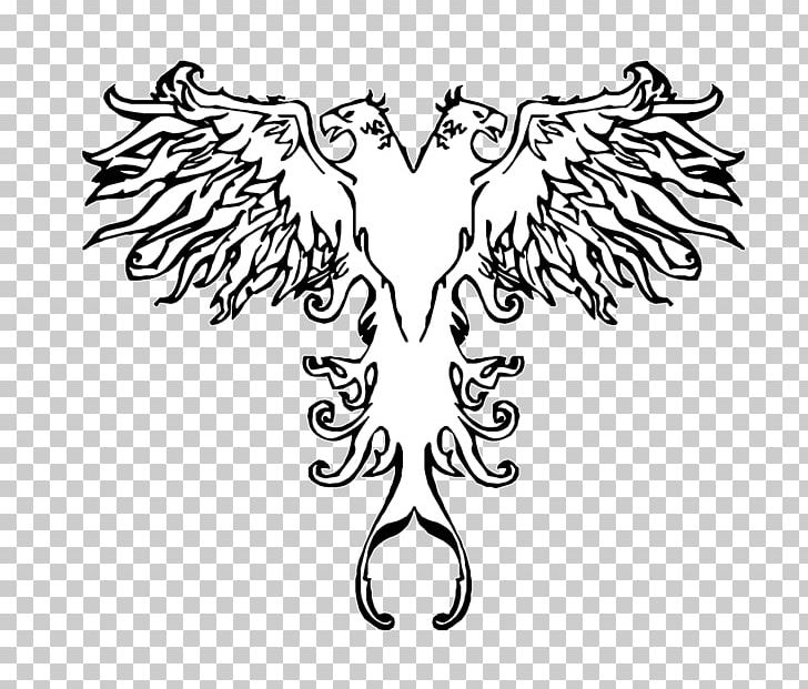 Flag Of Albania Double-headed Eagle Symbol PNG, Clipart, Artwork, Beak, Bird, Black And White, Doubleheaded Eagle Free PNG Download