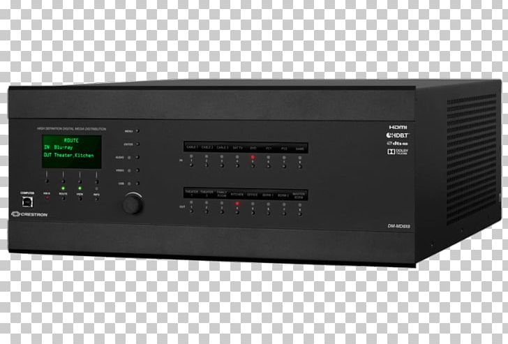 Crestron Electronics Digital Video Digital Media Crestron DMC-4K-C PNG, Clipart, 1080p, Audio, Audio Equipment, Audio Receiver, Crestron Electronics Free PNG Download
