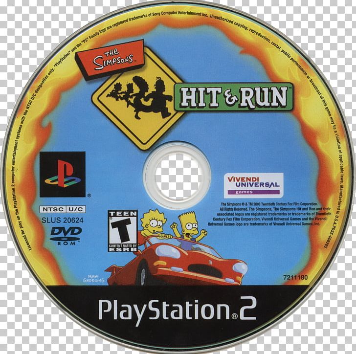 PlayStation 2 The Simpsons: Hit & Run PlayStation 3 The Simpsons Game GameCube PNG, Clipart, Electronics, Gamecube, Greatest Hits, Hardware, Label Free PNG Download