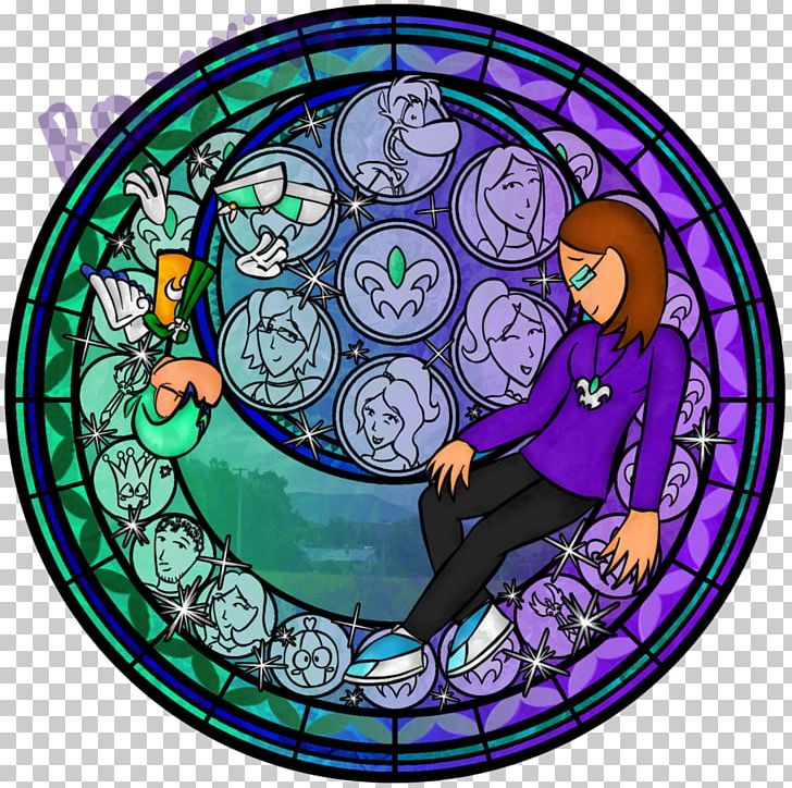 Stained Glass Recreation Material PNG, Clipart, Circle, Glass, Material, Purple, Recreation Free PNG Download