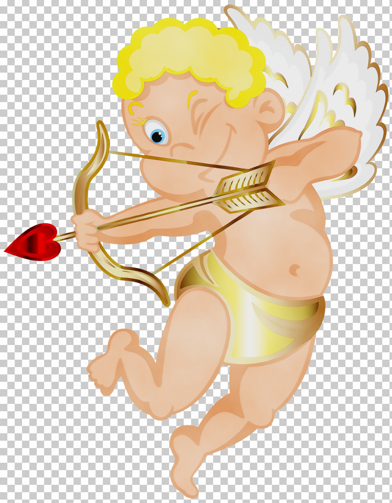 Cartoon Cupid Angel PNG, Clipart, Angel, Cartoon, Cupid, Paint, Watercolor Free PNG Download