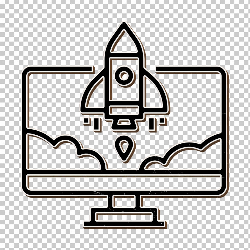 Startup Icon Rocket Icon PNG, Clipart, Coloring Book, Computer Monitor Accessory, Line, Line Art, Rocket Icon Free PNG Download