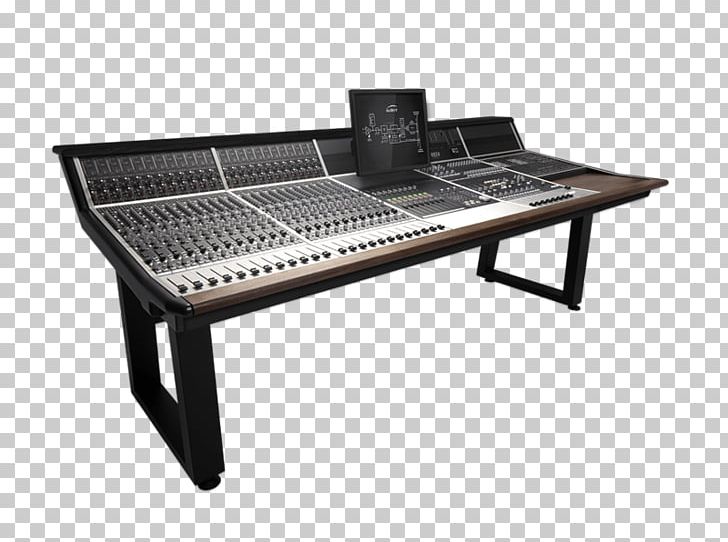 Audient Audio Mixers Sound Recording And Reproduction Audio Mixing PNG, Clipart, Angle, Audient, Audio Engineer, Desk, Furniture Free PNG Download