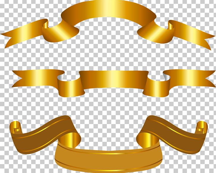 Ribbon Yellow PNG, Clipart, Advertising, Art, Body Jewelry, Gift Ribbon, Golden Ribbon Free PNG Download