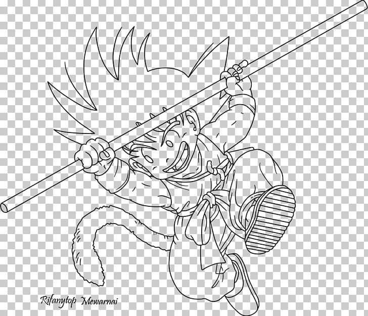 Goku Trunks Line Art Dragon Ball Drawing PNG, Clipart, Angle, Artwork, Black And White, Cartoon, Character Free PNG Download
