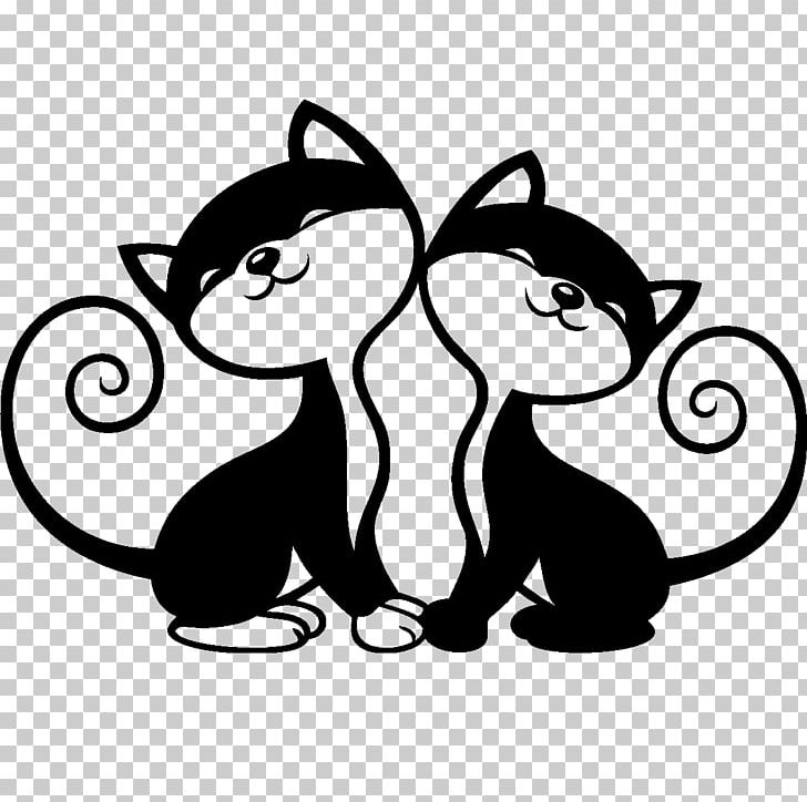Kitten Whiskers Cat Wall Decal PNG, Clipart, Animals, Artwork, Black, Bumper Sticker, Carnivoran Free PNG Download