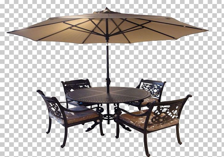 Table Chair Umbrella Garden Furniture Png Clipart Angle