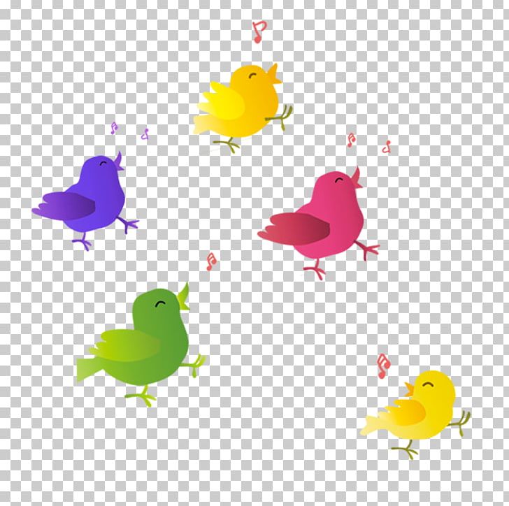 Bird Singing PNG, Clipart, Adobe Illustrator, Beak, Bird Cage, Birds, Cartoon Free PNG Download