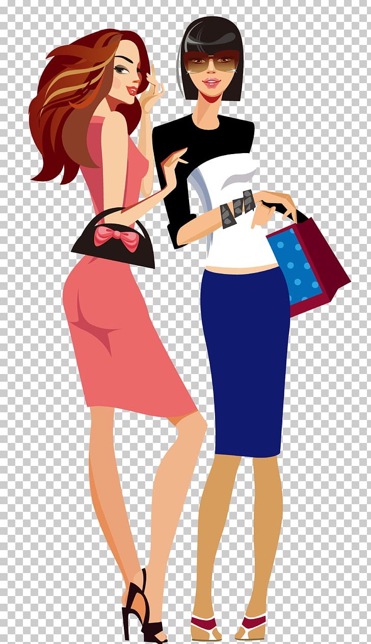 Fashion Shopping Girl PNG, Clipart, Beautiful Models, Business, Business Card, Business Man, Business Vector Free PNG Download