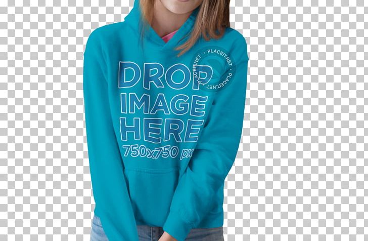 Hoodie Bluza Neck Sleeve PNG, Clipart, Aqua, Blue, Bluza, Clothing, Electric Blue Free PNG Download