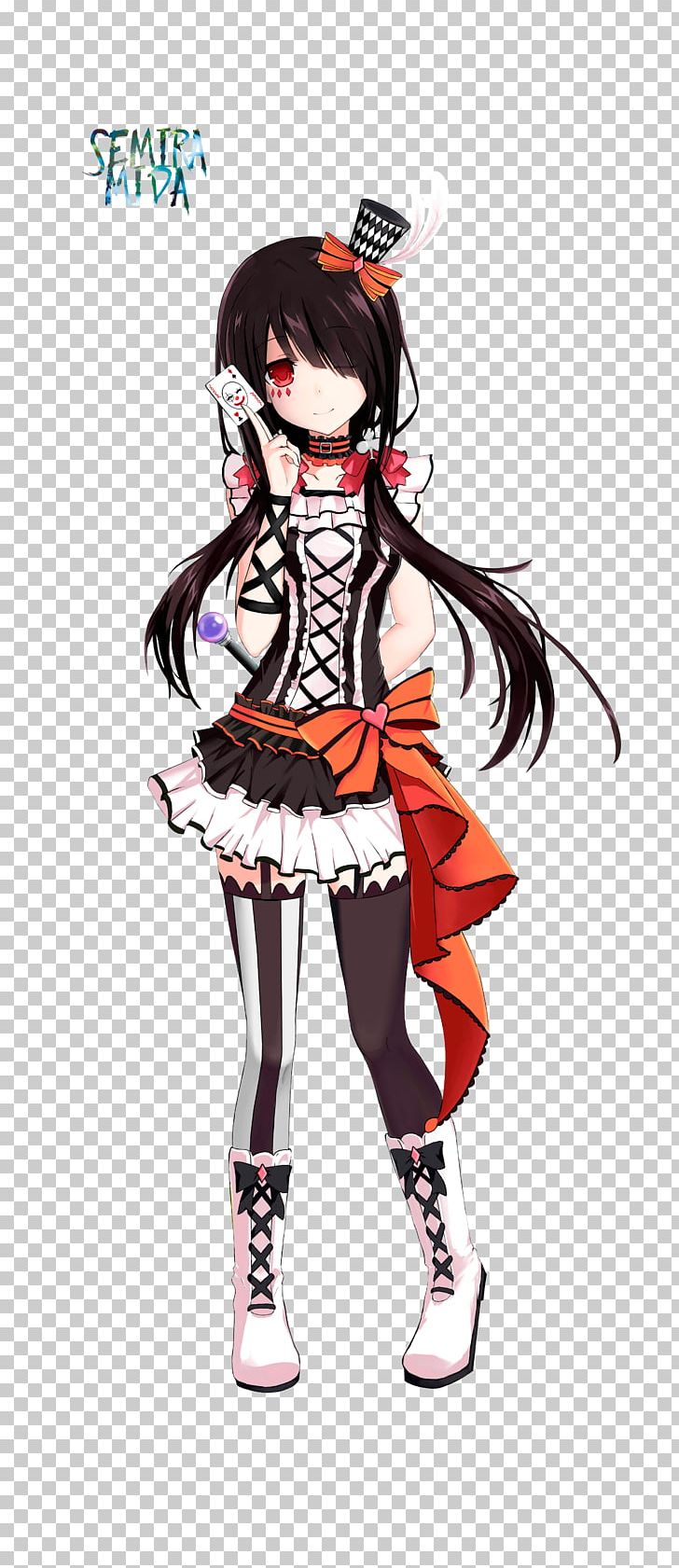 Rendering Date A Live Anime Manga PNG, Clipart, Art, Black Hair, Cartoon, Costume, Costume Design Free PNG Download