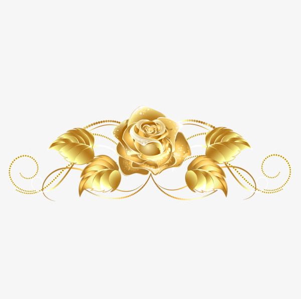 Gold Rose Patterns PNG, Clipart, Creative, Creative Design, Decoration, Design, Gold Clipart Free PNG Download