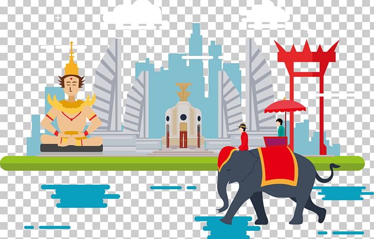 Bangkok Tourism In Thailand PNG, Clipart, Area, Bangkok, Bhumibol Adulyadej, Elephant, Graphic Design Free PNG Download