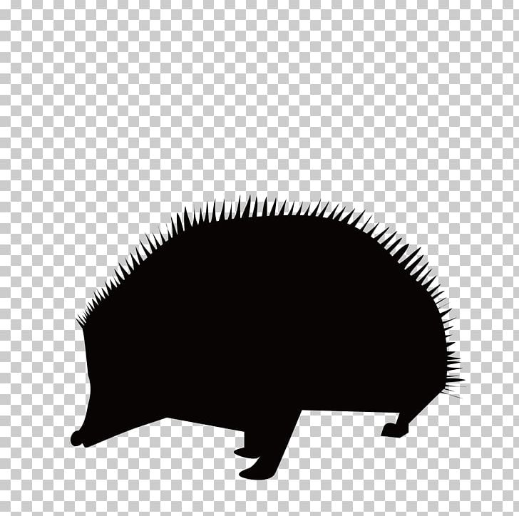 Hedgehog Silhouette Gratis PNG, Clipart, Animal, Animals, Black, Black And White, Cartoon Free PNG Download