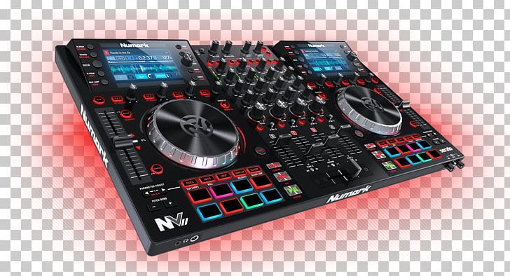 DJ Controller Numark Industries Disc Jockey Audio Virtual DJ PNG, Clipart, Adjustment Button, Audio, Audio Equipment, Cdj, Controller Free PNG Download