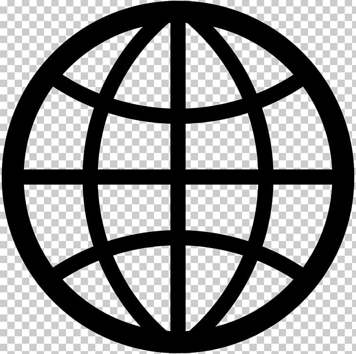 Globe Computer Icons World PNG, Clipart, Area, Black And White, Circle, Computer Icons, Download Free PNG Download