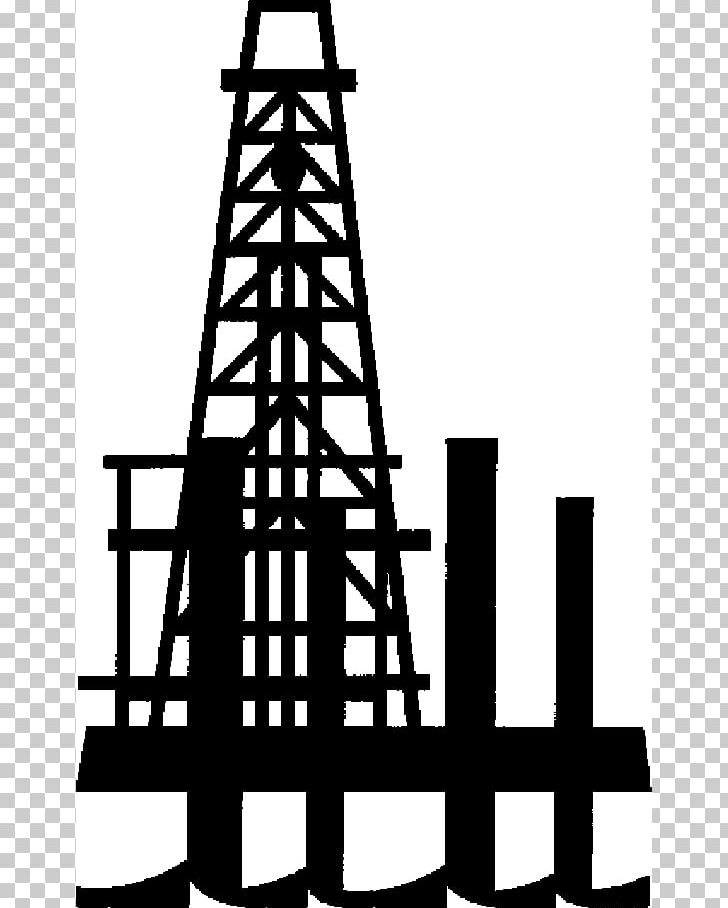Oil Platform Oil Well Derrick PNG, Clipart, Black And White, Clipart, Clip Art, Derrick, Driller Free PNG Download