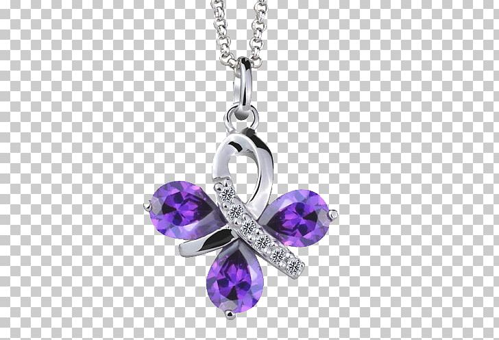 Amethyst Purple Four-leaf Clover PNG, Clipart, 4 Leaf Clover, Adobe Illustrator, Body Jewelry, Clover, Clover Border Free PNG Download