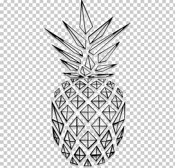 Pineapple Food PNG, Clipart, Angle, Art, Black, Black And White, Decal Free PNG Download