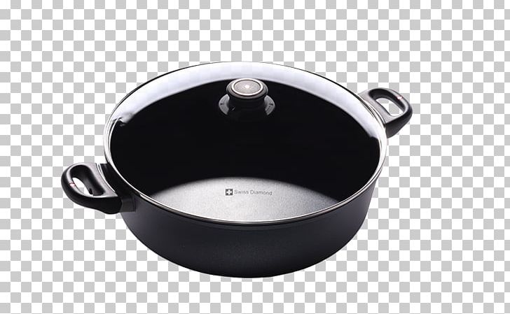 Swiss Diamond International Non-stick Surface Braising Frying Pan Bräter PNG, Clipart, Braising, Cast Iron, Cooking, Cookware, Cookware And Bakeware Free PNG Download