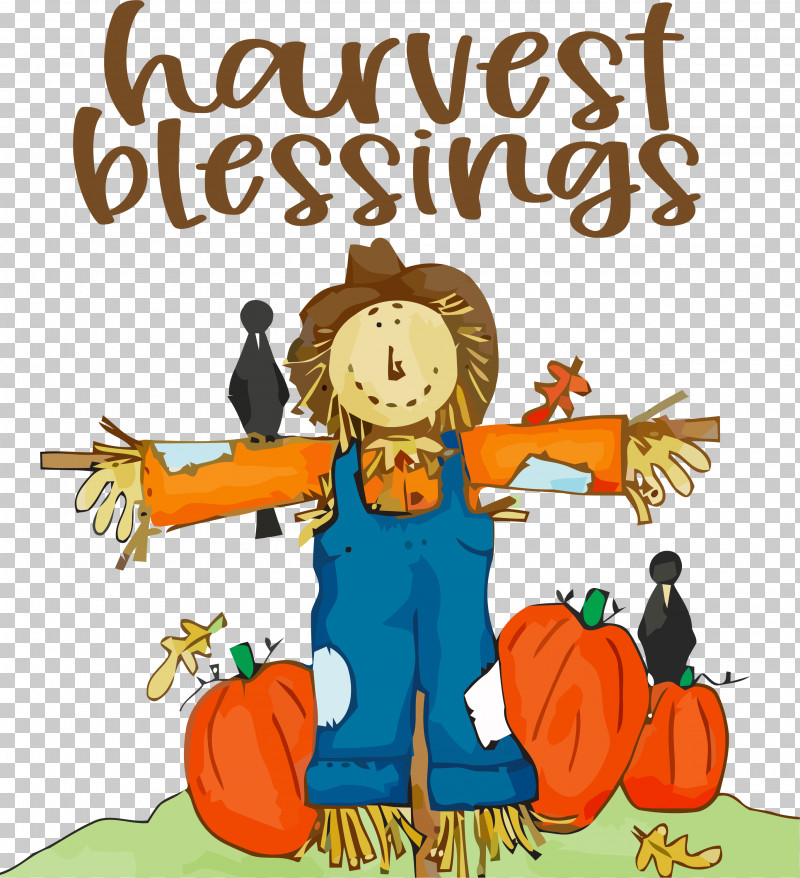 Harvest Blessings Thanksgiving Autumn PNG, Clipart, Autumn, Cartoon, Drawing, Festival, Harvest Blessings Free PNG Download