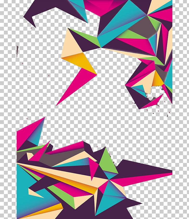 Colorful Origami Adobe Illustrator PNG, Clipart, Angle, Atmosphere, Banner, Encapsulated Postscript, Gas Field Free PNG Download