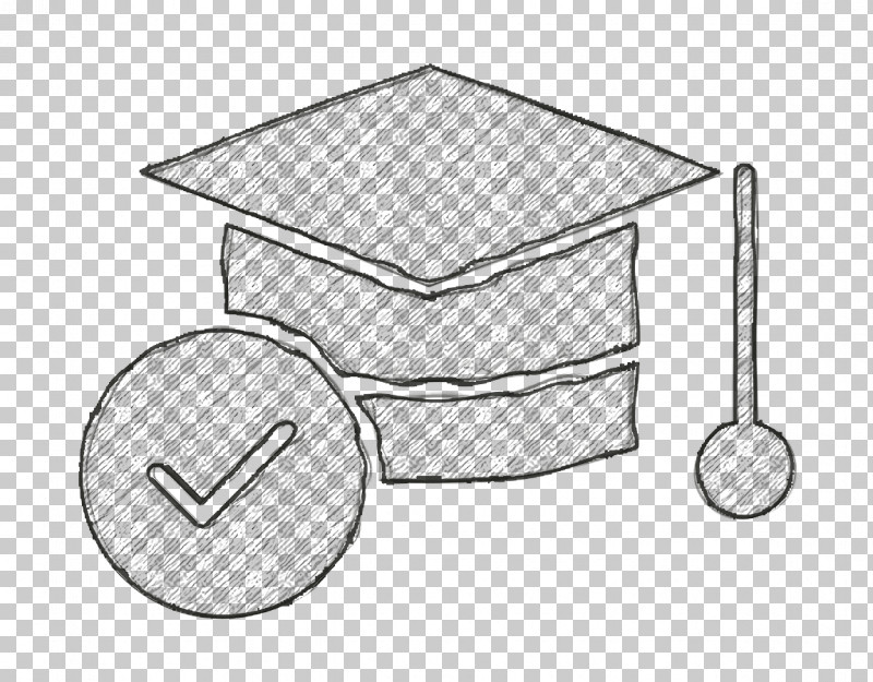 Student Icon Graphic Design Icon Mortarboard Icon PNG, Clipart, Angle, Black And White, Geometry, Graphic Design Icon, Line Free PNG Download