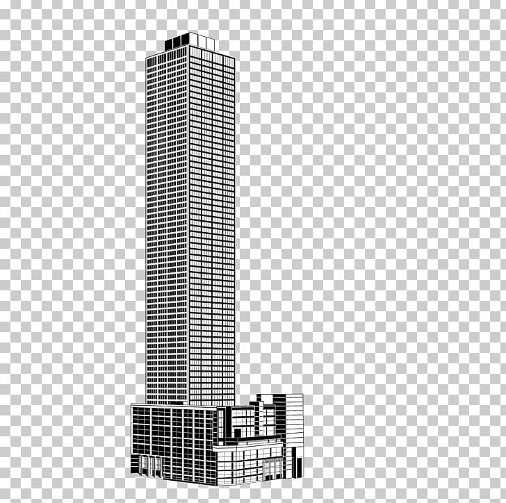 Aon Center Black And White Skyscraper Building PNG, Clipart, Angle, Architecture, Build, Buildings, Building Vector Free PNG Download