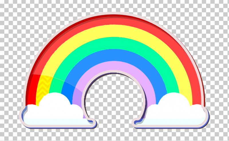 Rainbow Icon Weather Icon PNG, Clipart, Cartoon, Geometry, Line, Mathematics, Meter Free PNG Download