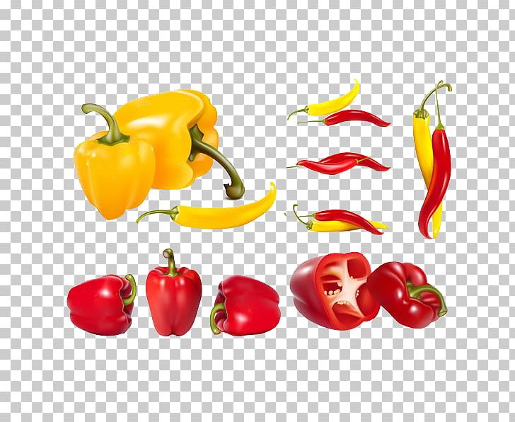Bell Pepper Vegetable Chili Pepper PNG, Clipart, Bell Pepper, Chili Pepper, Dishes, Food, Fruit Free PNG Download