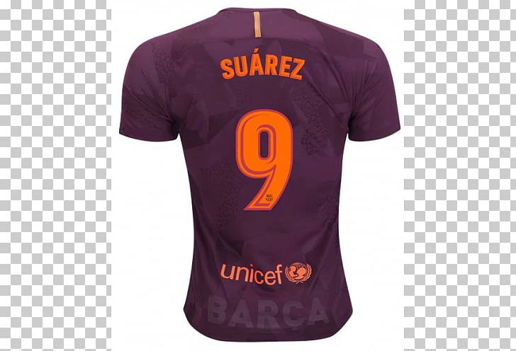 Sports Fan Jersey T-shirt SUAREZ #9 Barcelona 3rd Third 2017-2018 Men Jersey Football Soccer Uniform PNG, Clipart, Active Shirt, Barcelona, Barcelona 2017, Brand, Clothing Free PNG Download