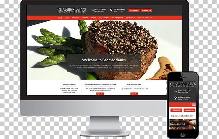 Web Development Chamberlain's Steak And Chop House Chophouse Restaurant Web Design PNG, Clipart,  Free PNG Download