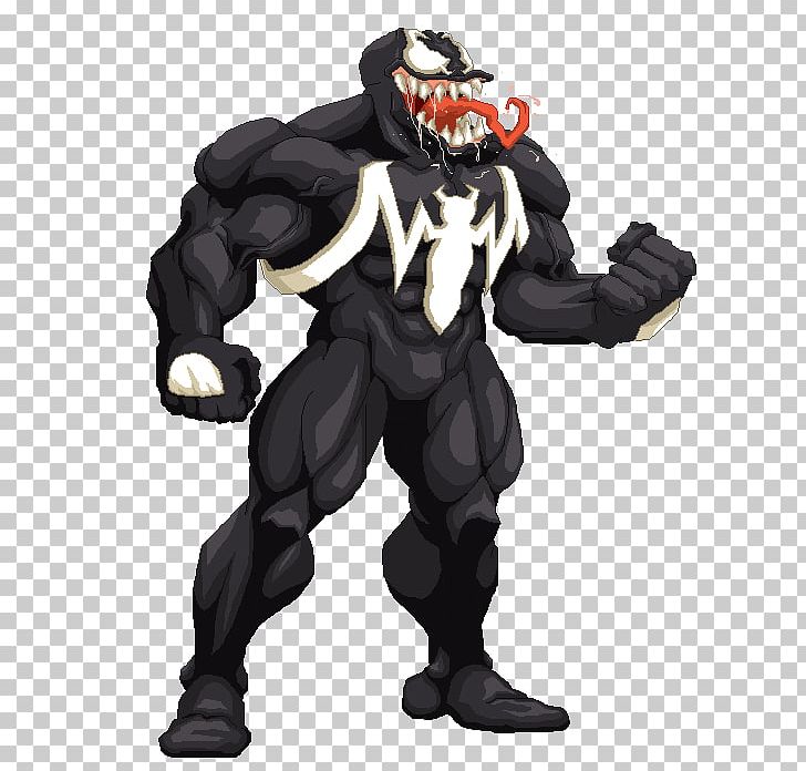 Venom Eddie Brock Spider-Man Sprite Marvel Vs. Capcom PNG, Clipart, Action Figure, Animation, Capcom, Carnage, Character Free PNG Download