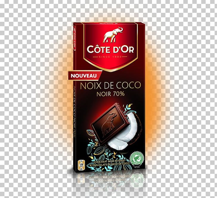 Chocolate Bar Côte D'OR Hořká čokoláda Vysoké Jakosti 70% 100g Dark Chocolate PNG, Clipart,  Free PNG Download